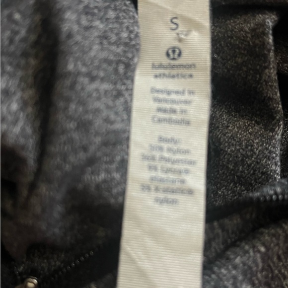 Lululemon Mens Gray 1/4 Zip Pullover LongSleeved Shirt Sz Small - Picture 3 of 4